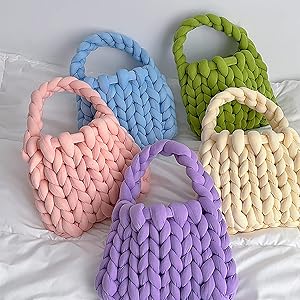 【WONDER WONDER】Noming Giant Hand Knitting Big Shoulder Bag WONDER WONDER】Noming Giant Hand Knitting Big Shoulder Bag